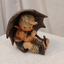 Goebel Hummell Umbrella Boy Stamped 152 A 1957 West Germany Figurine 5" tal TMK5