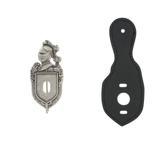 Cuirasse argentee avec cuir - cuirasse,