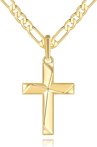 Collier avec croix - , or