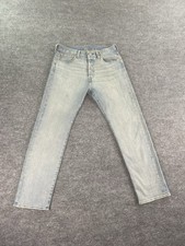 Levis 501XX Jeans Mens 30x30 Blue Denim Classic Original Straight Button Fly