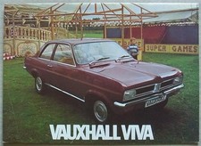 VAUXHALL VIVA RANGE Car Sales Brochure 1972 #V2084/3/72 SL De Luxe ESTATE ++