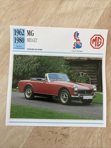 Midget 1962 1980 carte - mg,