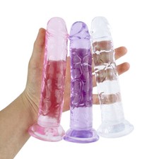 Flexible Dildo-Realistic Jelly Suction-Cup-Anal-Toy-Sex Penis Toys For Women Men