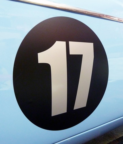 Chiffres course vintage car - chiffres,