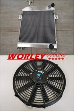 5ROW alloy Radiator &FAN FOR