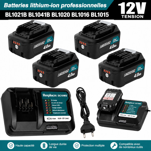 Pour makita batterie - makita, 10,8v