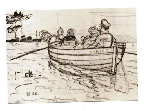 Carte postale tintin - postale,