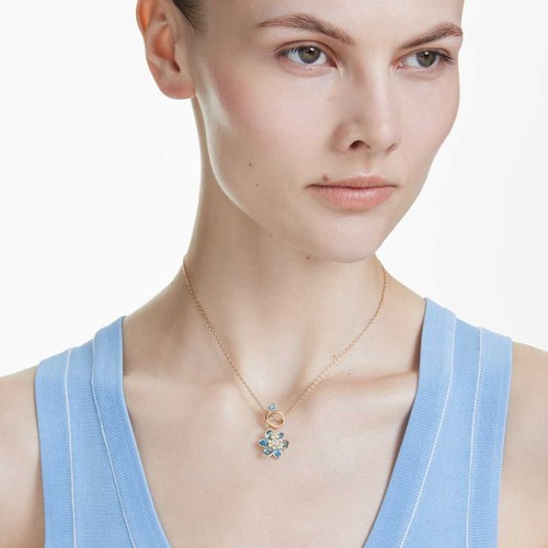 Collier fleur swarovski - collier,