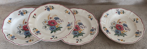 Anciennes assiettes creuses - 4,