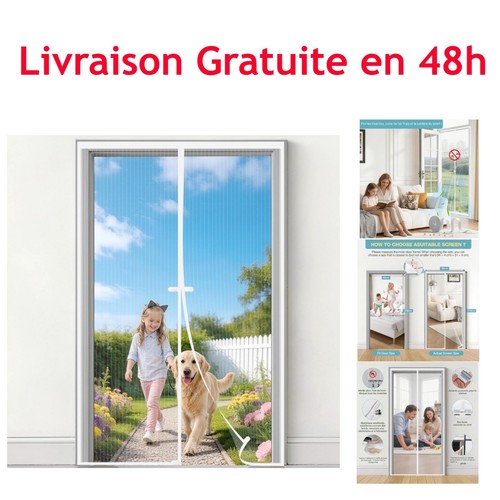 Moustiquaire porte 160x200 - moustiquaire,