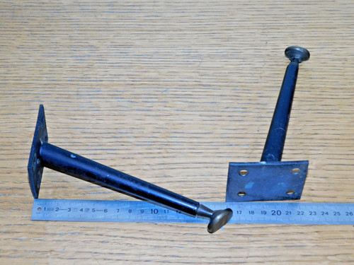 1960 vintage pieds metal - vintage, en