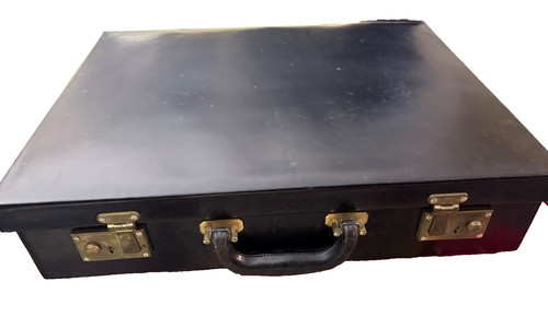 Mallette ancienne cuir - , –