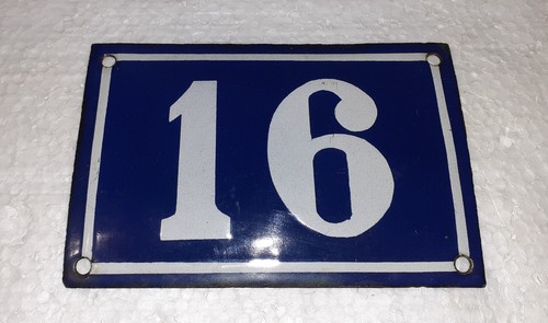 Ancienne plaque numero rue - plaque,