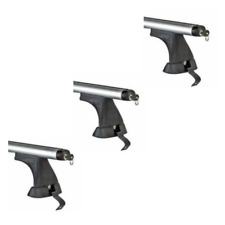 Set of 3 Roof Rack Bars for Nissan Elgrand (03-10)  M0KB Aero 130cm Fixed Point