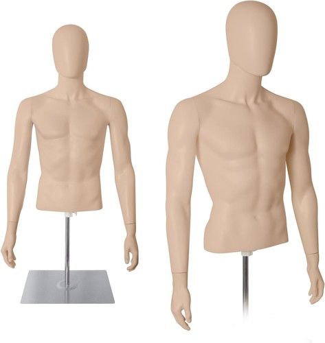 Male torso mannequin with - torso,