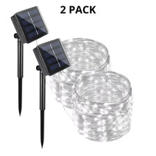 Lot de 2 Guirlandes Solaires