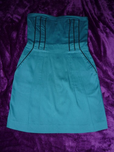 Sexy robe bustier turquoise - sexy,