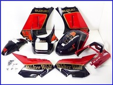 SUZUKI 1985 RG400 Gamma Walter Wolf Genuine exterior set RG500 8910km 