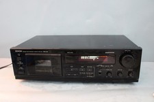 Denon DRM-550 Cassette Tape Deck Precision Audio Recorder Player "TESTED WORKING
