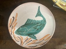 FAZIO VALLAURIS ASSIETTE POISSON D. 20 Cm