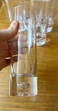 Service 5 verres cocktail Long Drink Kosta Boda "Pipi" Walter Hickman 1970 SUEDE
