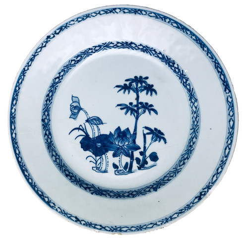 Assiette porcelaine bleu et - porcelaine,
