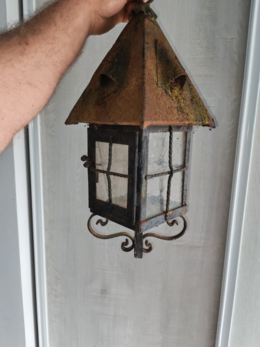 Ancienne lanterne suspendue - ancienne,