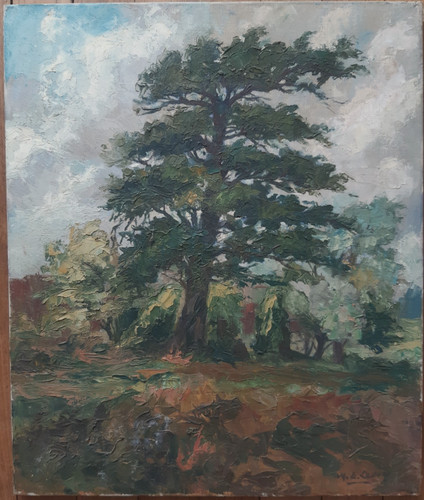 Tableau ancien huile - tableau,