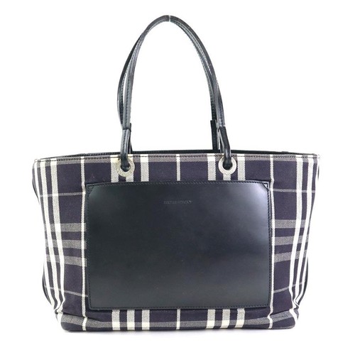 Sac main burberry toile - sac, en