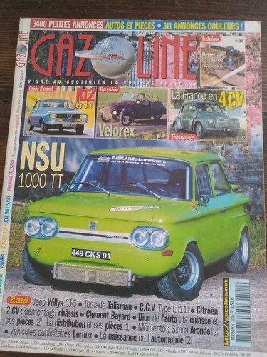 Gazoline 109 r12 - gordini, nsu