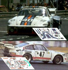 Décal Porsche 935 Le Mans 1976 40 47 1:32 1:43 1:24 1:18 slot Kremer decals