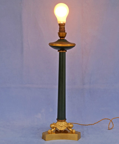 Pied lampe colonne empire - pied,