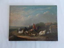 TABLEAU ANCIEN HUILE SUR