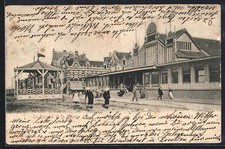 Old postcard Middelkerke, Le Kursaal et la Digue 1907 