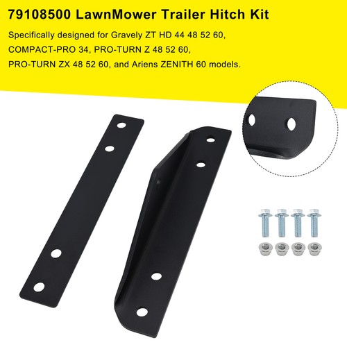 Lawnmower trailer hitch - hitch, kit