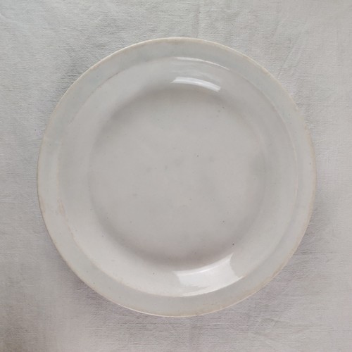 Plat rond creux faïence - creux,