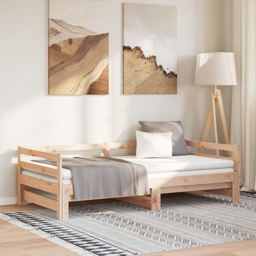 Lit coulissant blanc 90x190 - lit,