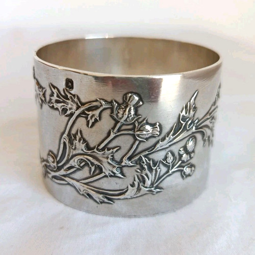 Rond serviette argent - rond,