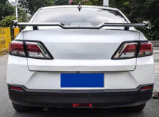 Rear General Wing Spoiler Universal Fiber For Audi A4 Sedan TRD Style ABS