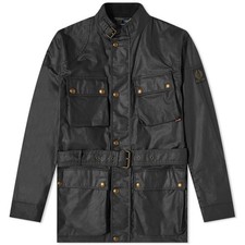 Veste Belstaff Trialmaster En Coton Ciré Noir