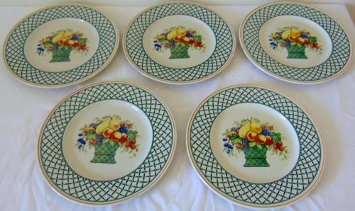 Grandes assiettes plates - 5,
