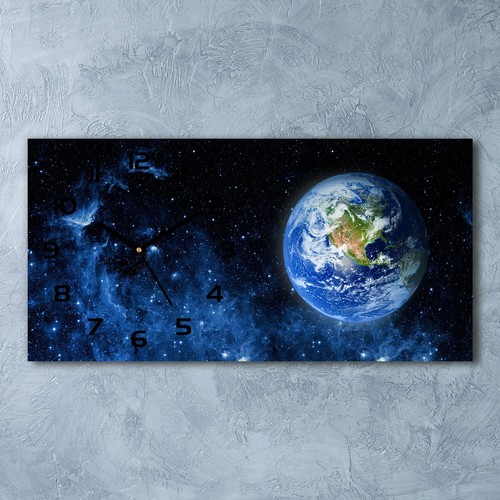 Tulup horloge murale verre - horloge, en