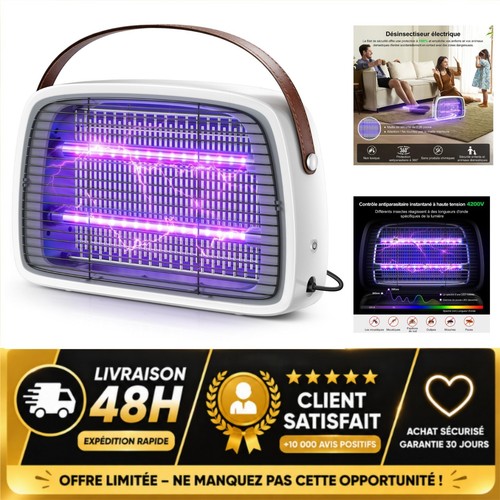 Lampe anti moustique 4200v - anti,