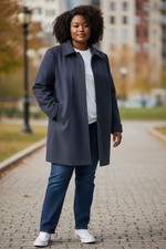 Manteau Femme En Laine D'Hiver