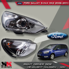 FORD GALAXY S-MAX MK2 2006-2014 RIGHT DRIVER SIDE HEADLIGHT  HALOGEN - NON XENON