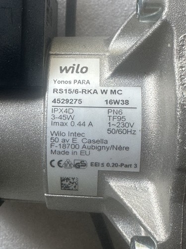 Circulateur wilo yonos para - yonos,