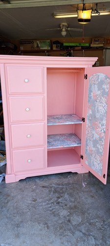 Refinished armoire - refinished,