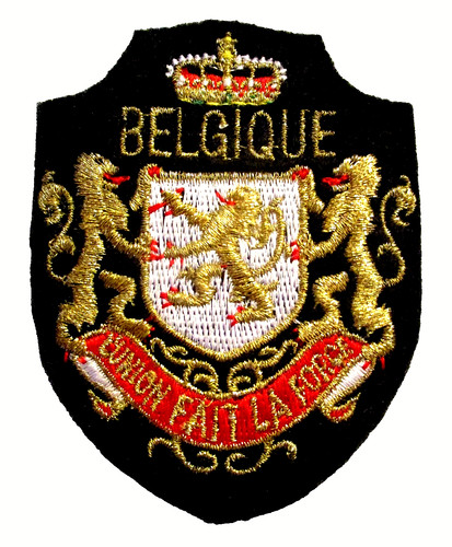 Ecusson belgique europe de - ecusson,