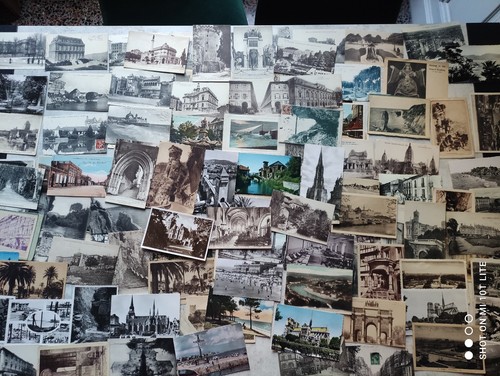Lot 120 cartes postales
