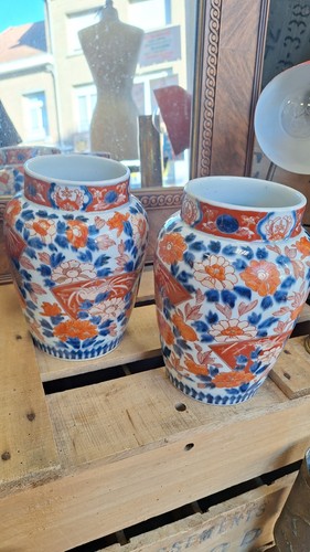 Paire vases anciens - paire,